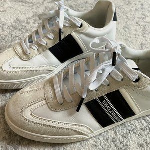 Versace Jeans Couture White Sneakers - 9.5 Mens